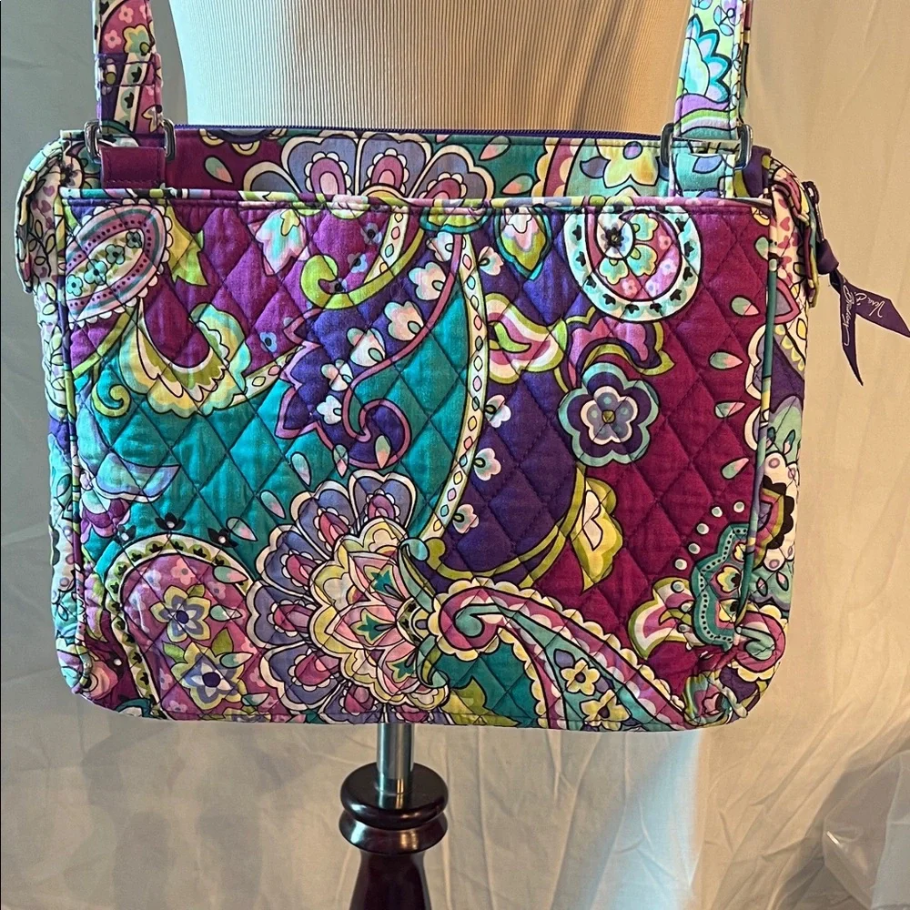 Vera Bradley Purple and Blue Laptop Bag - Picture 8 of 13